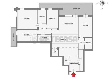 PLANIMETRIA - Appartamento Via Luigi Pellizzo 39, Padova - foto 21