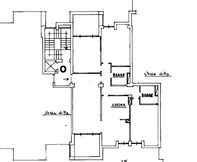 1.jpg - Apartment at auction Via Emilio Salgari 461, Genova (neighborhood Pegli) - floor plans 1