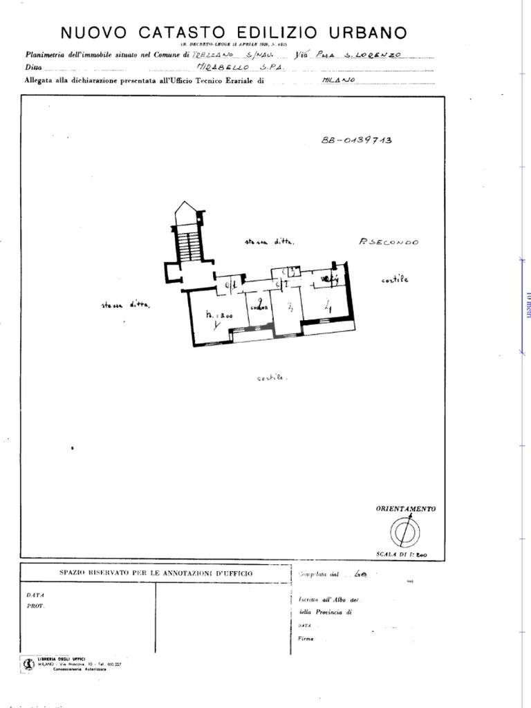 Trilocale Piazza San Lorenzo, Trezzano sul Naviglio - planimetria 1