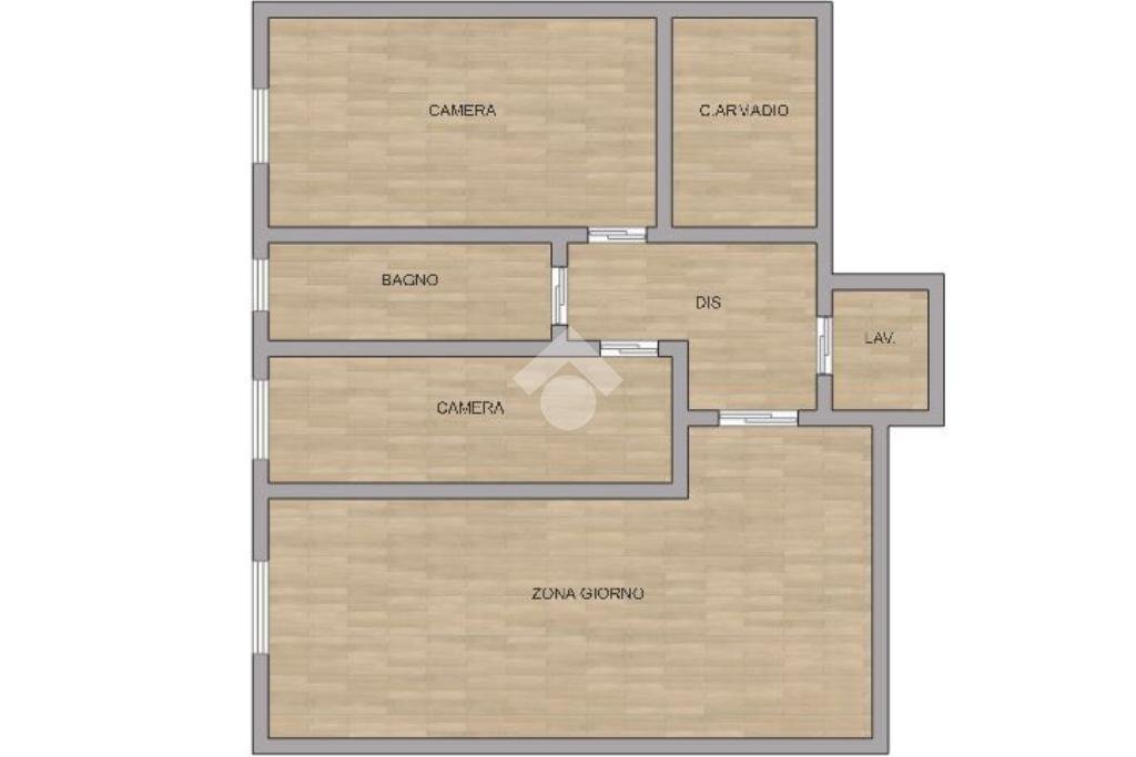 Trilocale Via Gaetano Strigelli, Milano - planimetria 1