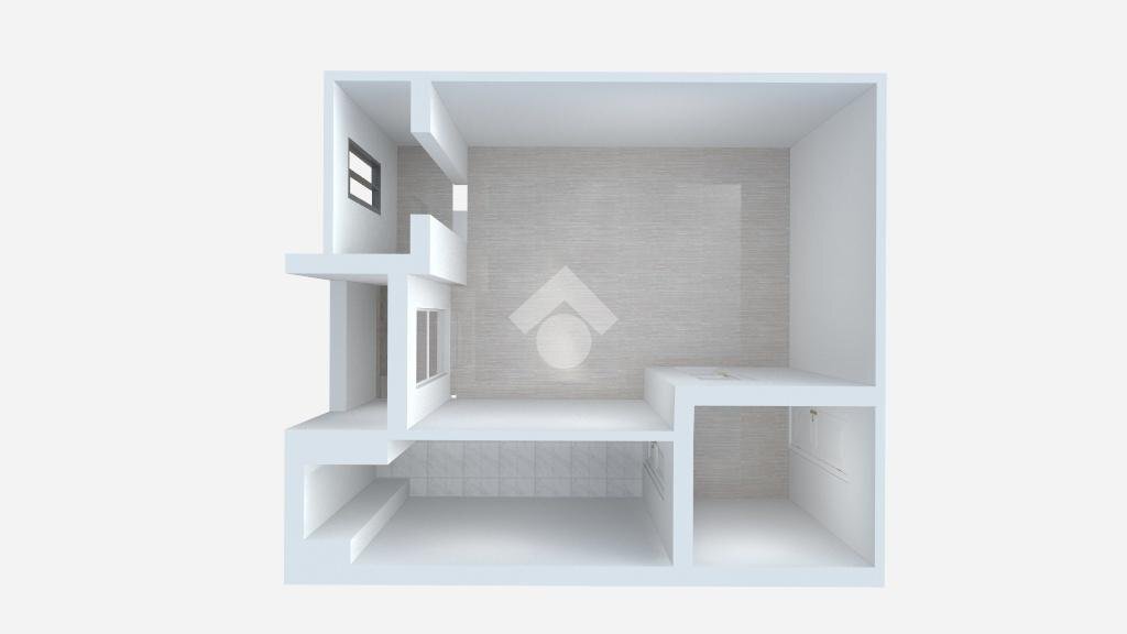 One-room apartment Via Diego Guicciardi, Milano (neighborhood Maciachini) - floor plans 1