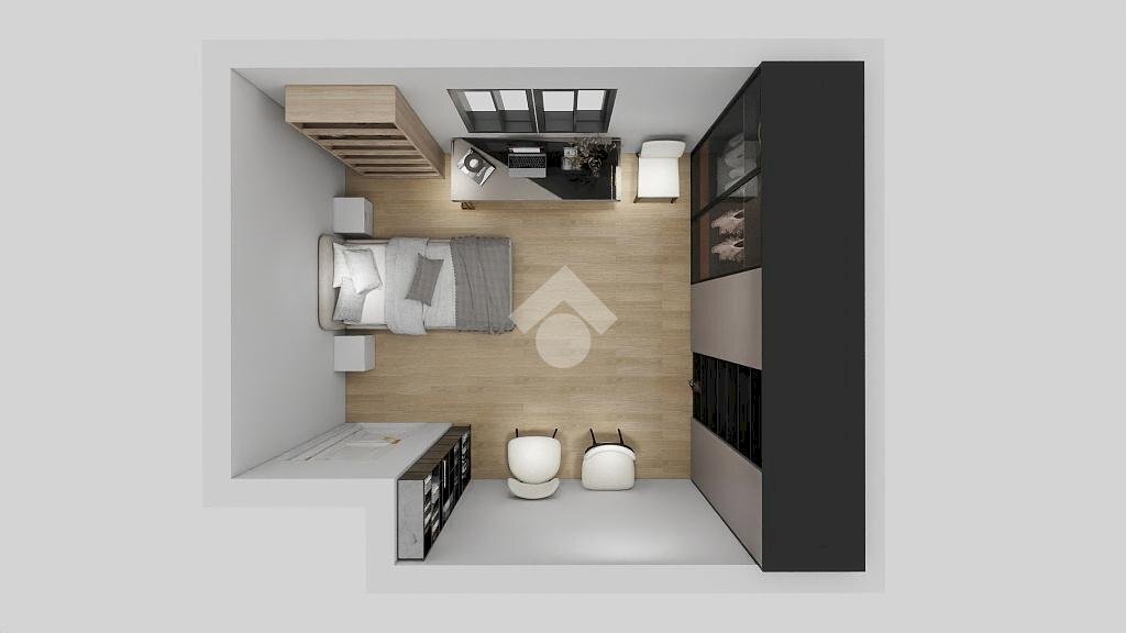 Monolocale Via cannero, Milano (zona Maciachini) - planimetria 1