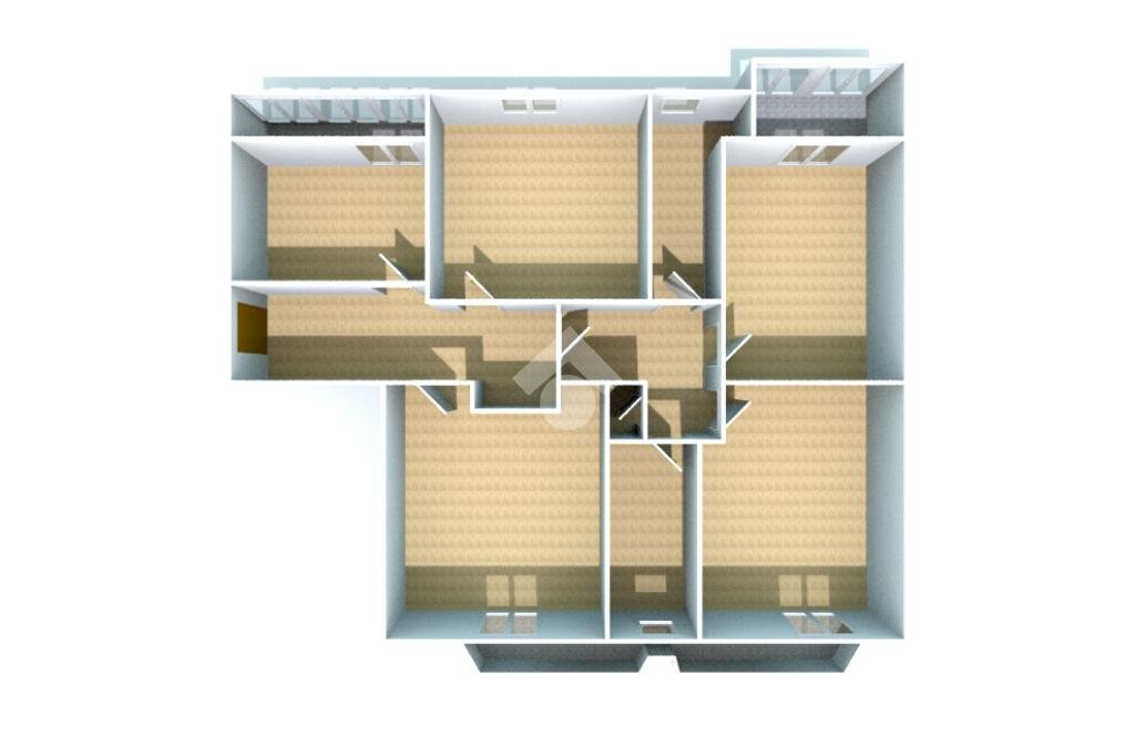 Appartamento Via Conte Verde, Asti - planimetria 1