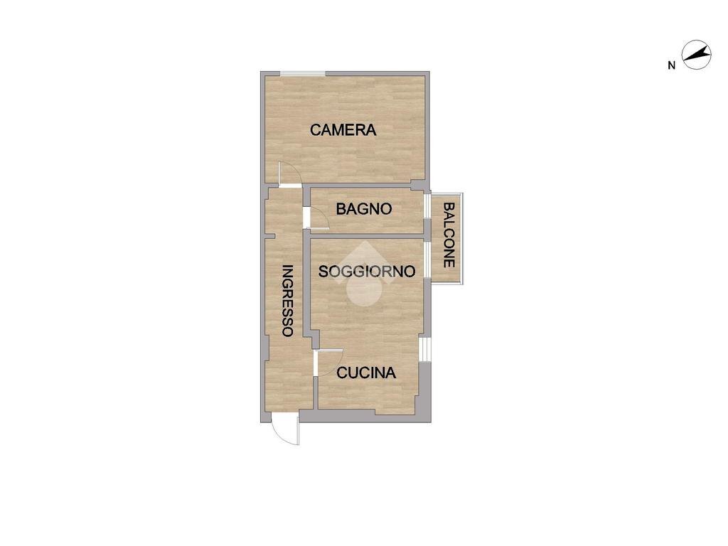 Bilocale Piazza della Resistenza, Sesto San Giovanni - planimetria 1