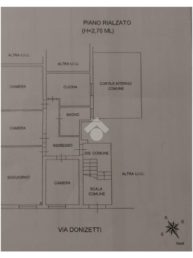 Quadrilocale Via G. Donizetti, Modena (zona Musicisti) - planimetria 1
