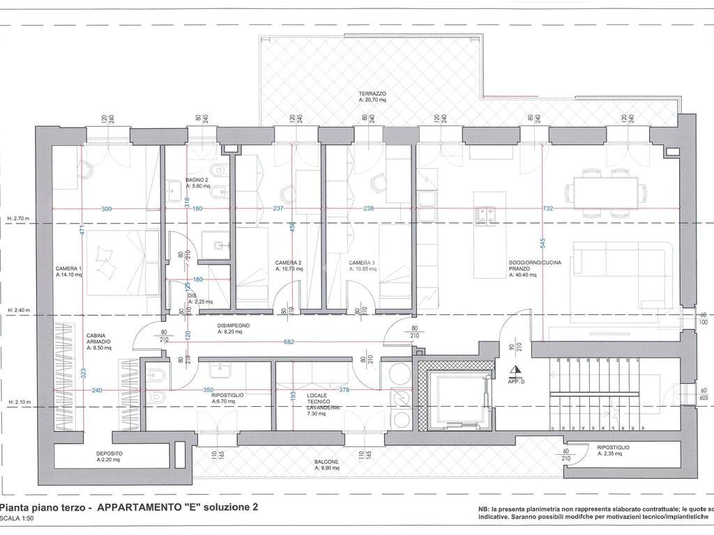 Four-room apartment Via Giuseppe Dezza, Melegnano - photo 1