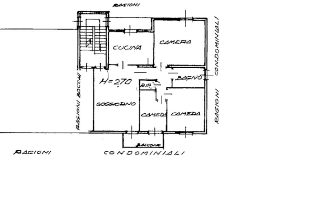 Apartment via Manzoni, Gattatico - floor plans 1