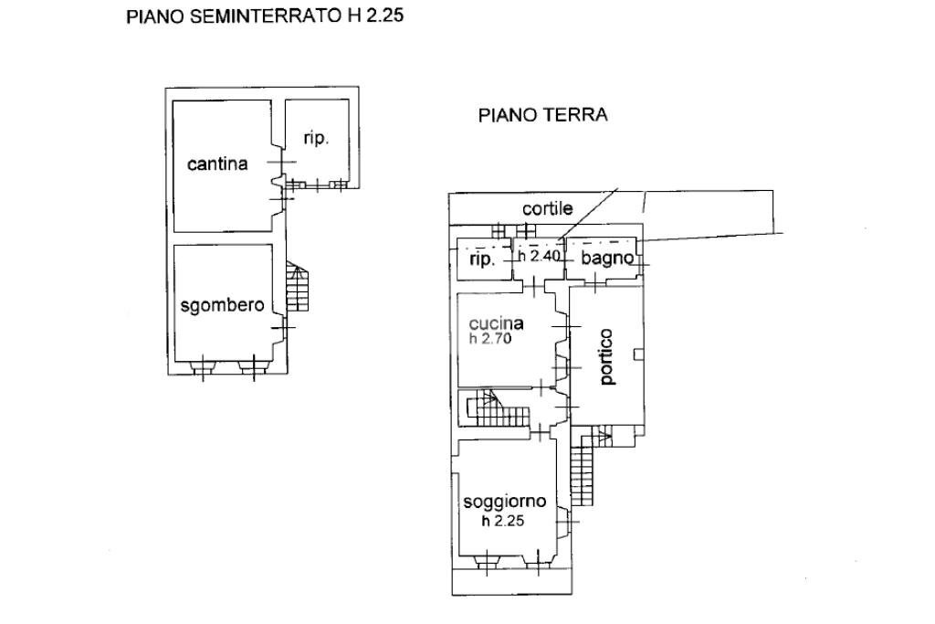 Independent house Via Dei Caduti, Almese - floor plans 1