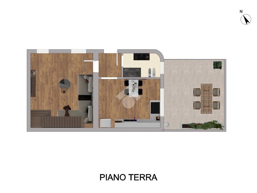 Trilocale Via Giuseppe Mozzoni, Rescaldina - planimetria 1