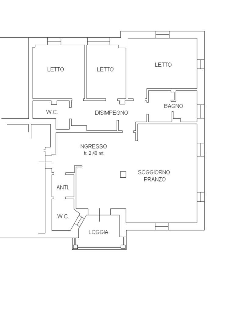 Quadrilocale Piazza Nuovo Mondo, Scandiano - planimetria 1