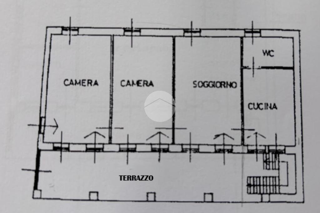 Casa semi indipendente Via Ponte Chiusella, Romano Canavese - planimetria 1