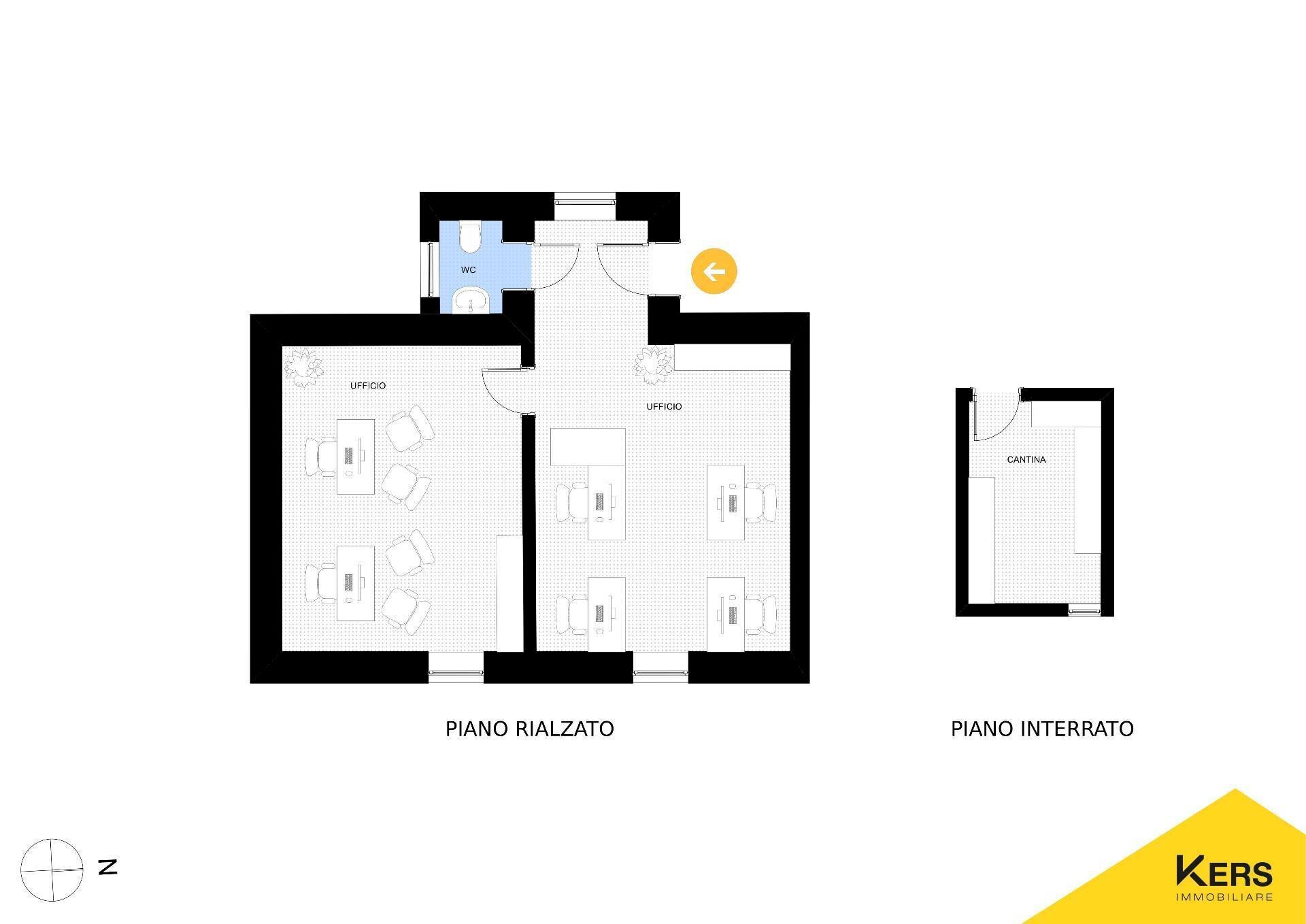 Foto 20 - Ufficio Viale Dei Mille, Milano - planimetria 1