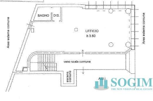 planimetria - Office Via Piceni, Gallarate - floor plans 1