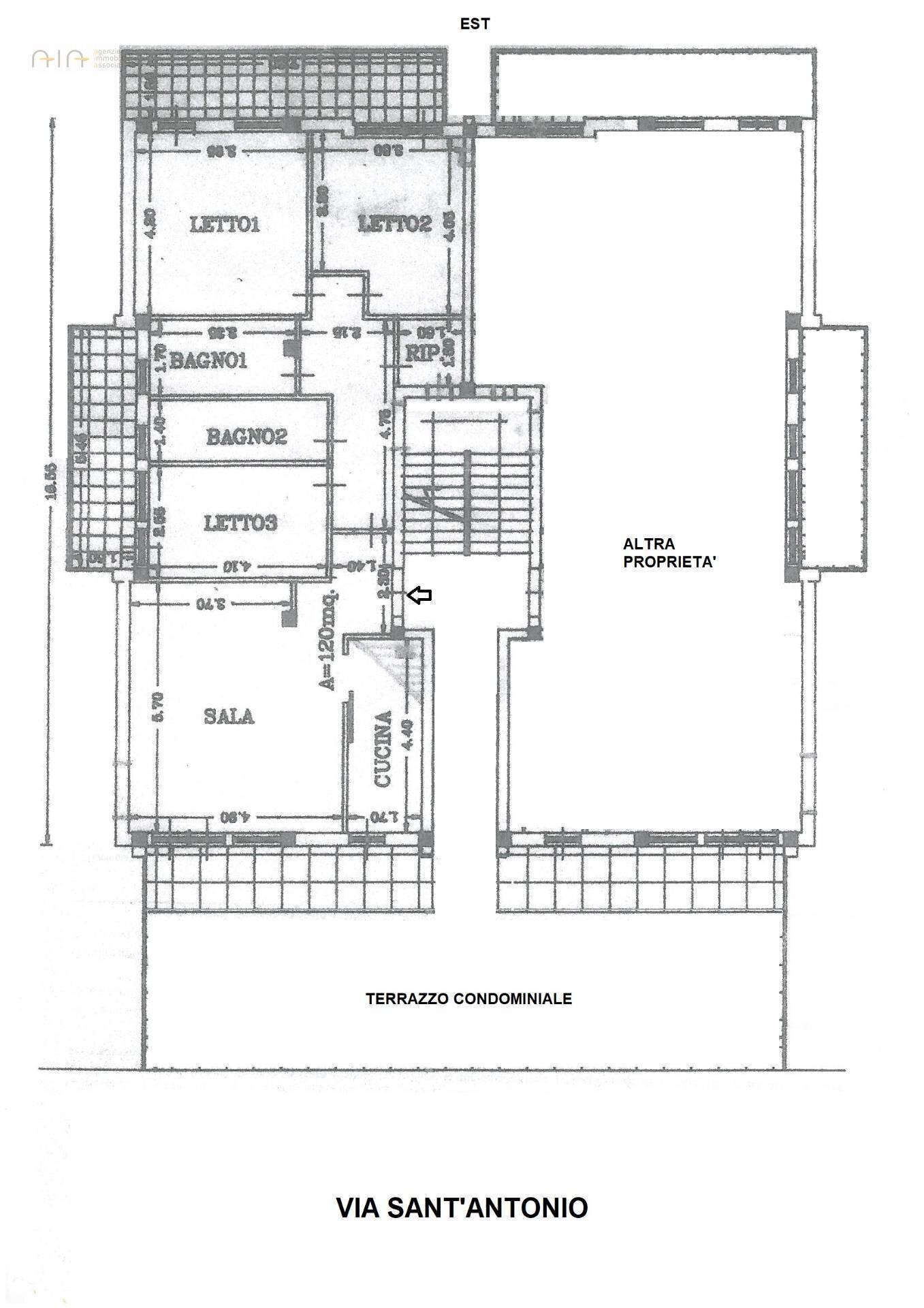 Foto 22 - Appartamento via Sant'Antonio
 
5, Grottammare - planimetria 1