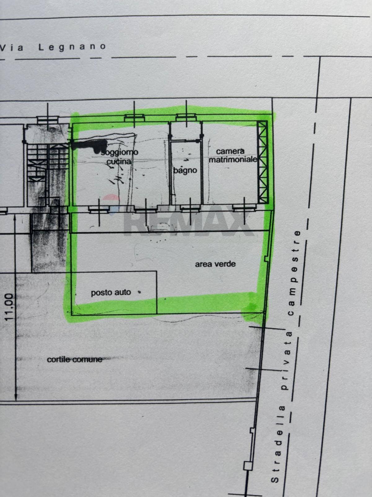 Pianta 2D - Casa indipendente Inveruno - planimetria 1