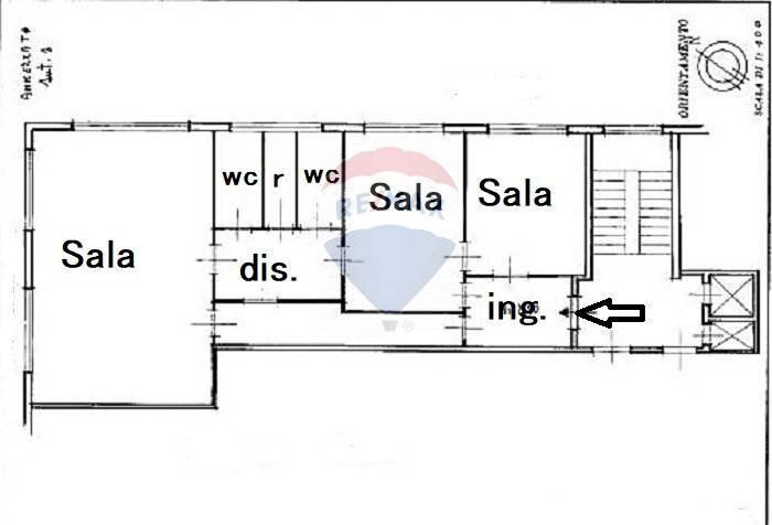 Pianta 2D - Office Via Francesco Crispi
 
133, Palermo - floor plans 1