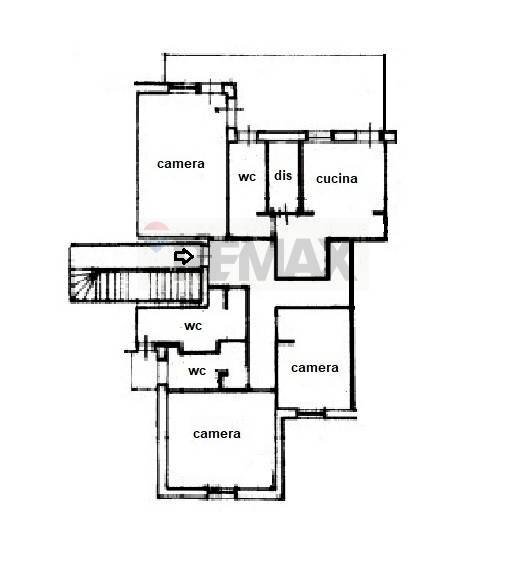Pianta 2D - Appartamento Matera - planimetria 1