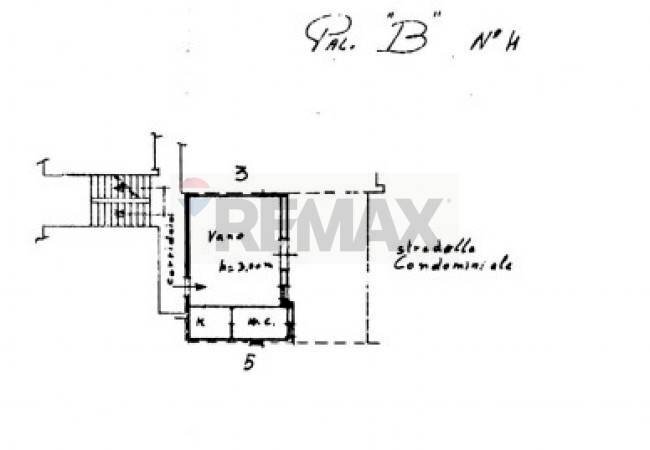 Pianta 2D - One-room apartment via i malavoglia 18, Aci Castello - floor plans 1