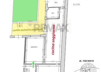Pianta 2D - Casa semi indipendente Via Archimede
 
210, Misterbianco - foto 3
