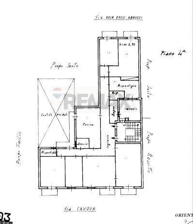 Pianta 2D - Quadrilocale Via Cavour
 
134, Carlentini - planimetria 1