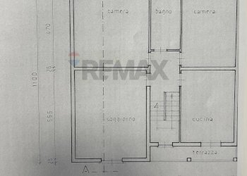 Pianta 2D - Casa indipendente Castelfranco Piandiscò - foto 12
