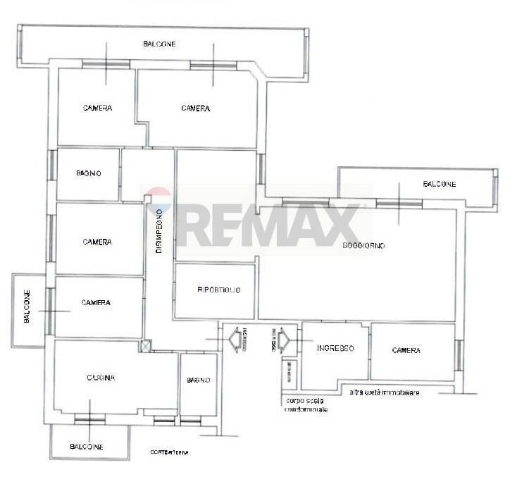 Pianta 2D - Appartamento Via Della Mendola
 
28, Roma - planimetria 1