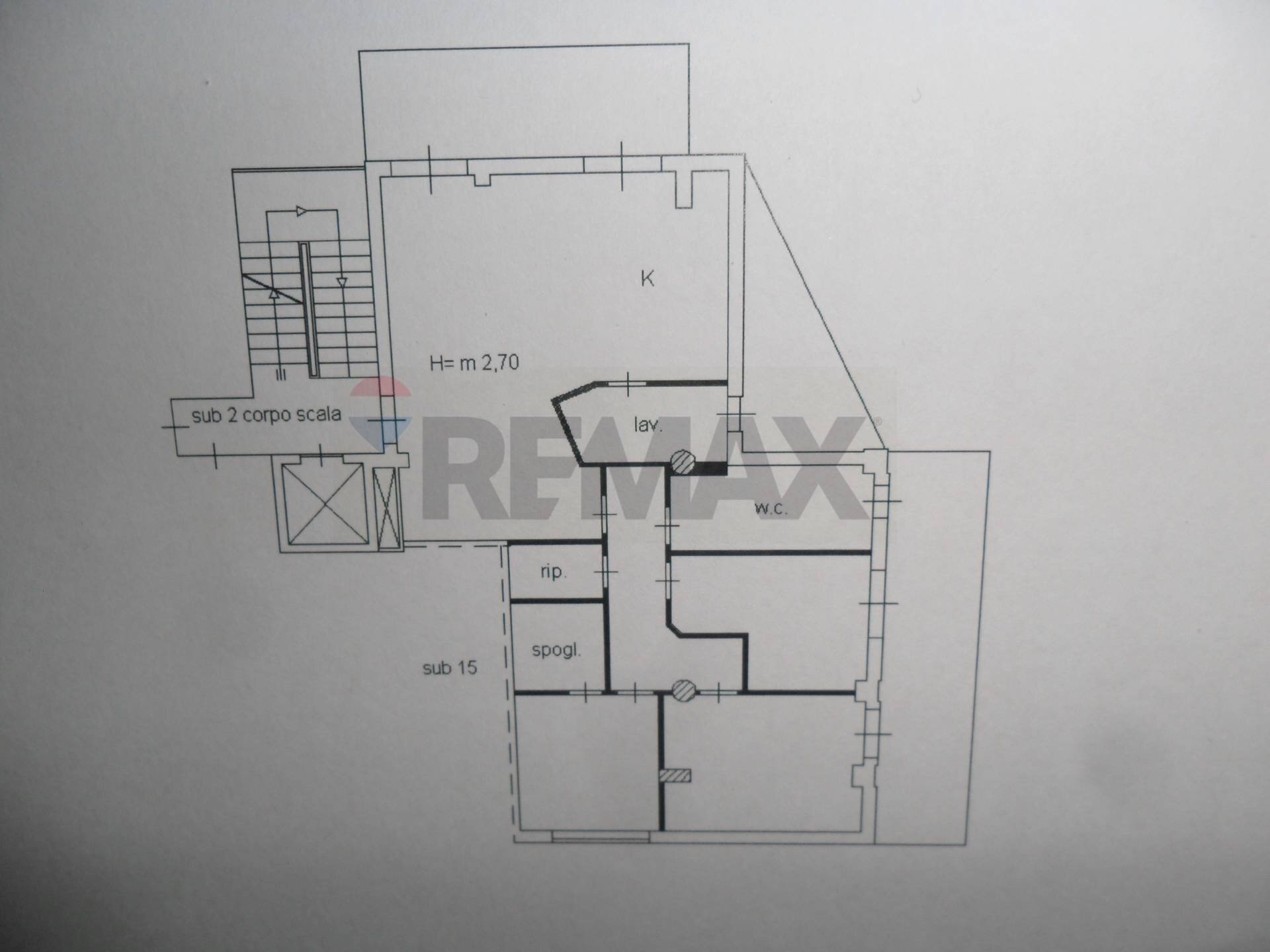 Pianta 2D - Appartamento Corso Unita' D'italia
 
39, San Cataldo - planimetria 1