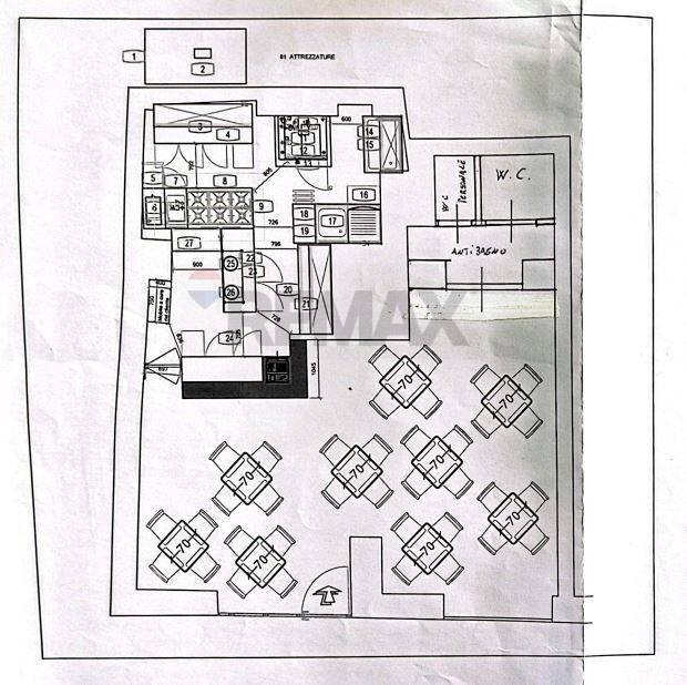 Pianta 2D - Commercial Activity via montedoro
 
snc, Siracusa - floor plans 1