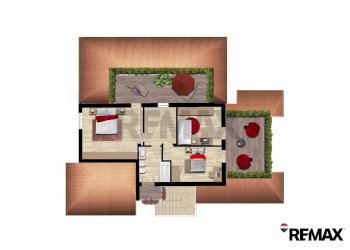 Pianta 2D - Casa indipendente Pianico - foto 3