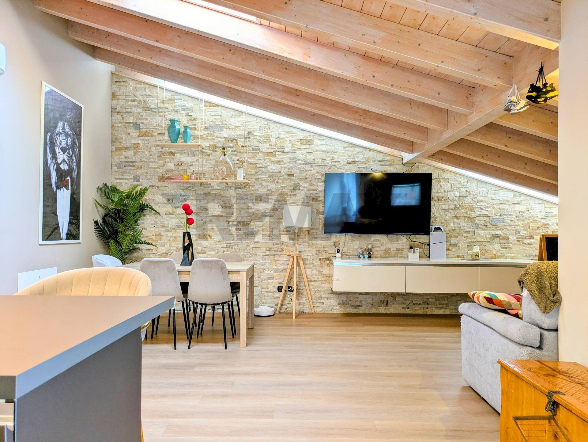 Sala da pranzo - Quadrilocale Pian Camuno - foto 1