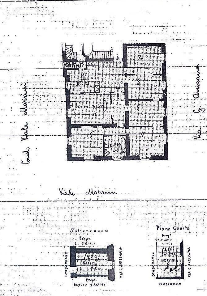 Foto 37 - Appartamento Viale Giuseppe Mazzini, Roma - planimetria 1