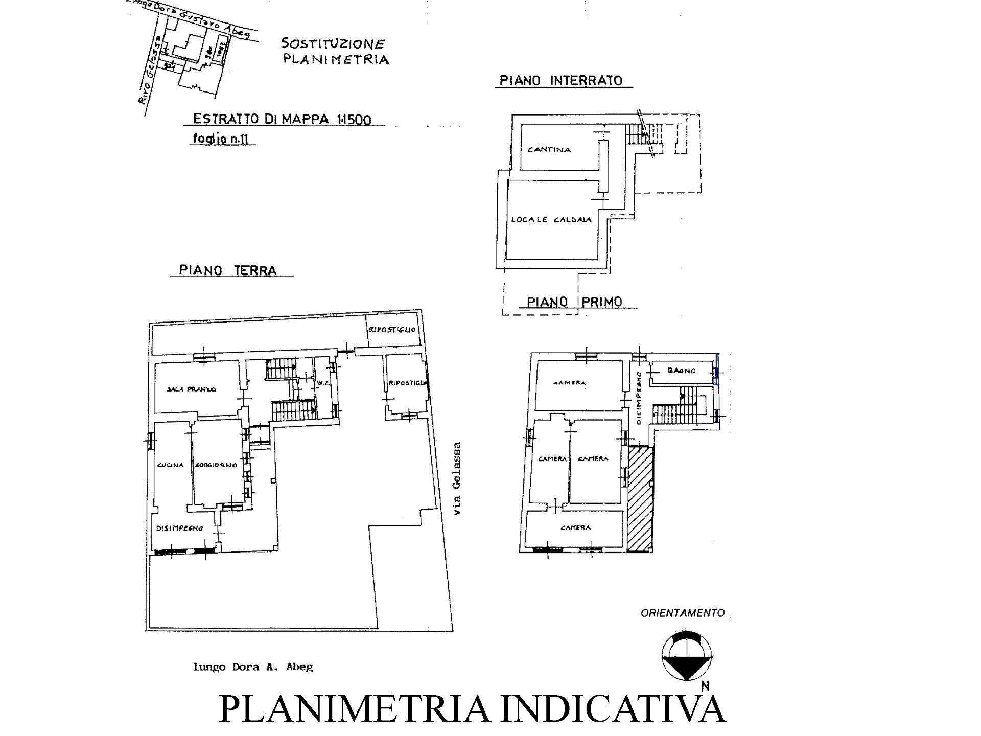 Foto 18 - Independent house Via Abegg, Susa - floor plans 1