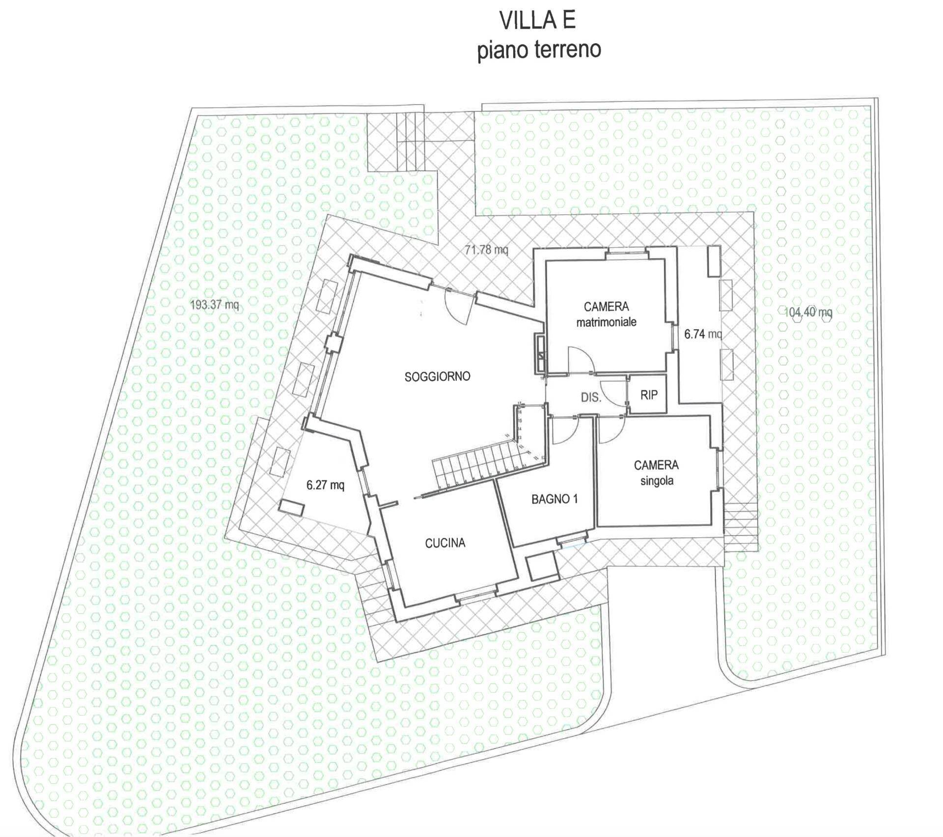 Foto 25 - Villa strada Pracarbone, Villanova Mondovì - planimetria 1