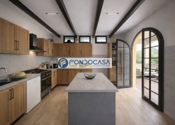 rendering cucina abitabile - Casa semi indipendente via mordure, Seravezza - foto 5