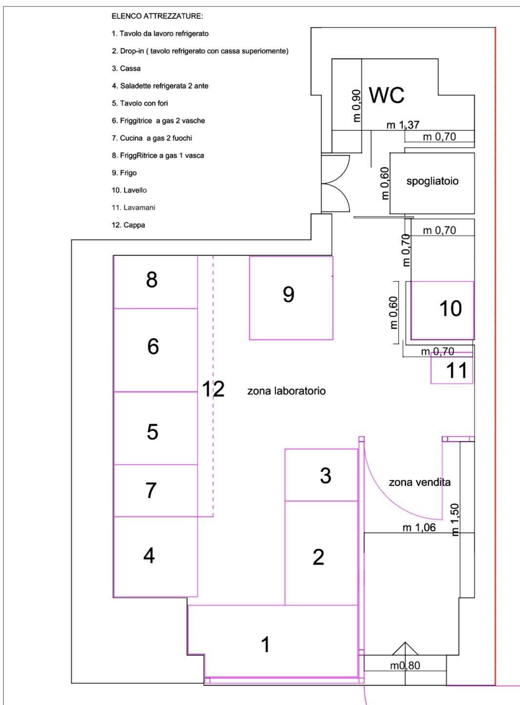 Foto 10 - Shop Piazzale Stazione Porta Genova, Milano - floor plans 1