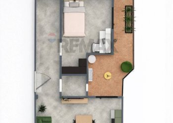 Pianta 3D - Trilocale Viale Papa Giovanni XXIII
 
215, Bari - foto 4