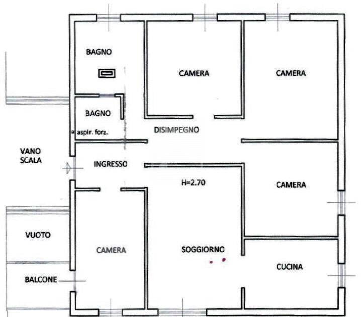 Foto 18 - Appartamento Via Ugo Foscolo, Desenzano del Garda - planimetria 1