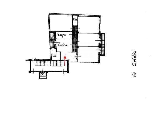 Foto 30 - Quadrilocale Via Cialdini
 
81, Riposto - planimetria 1