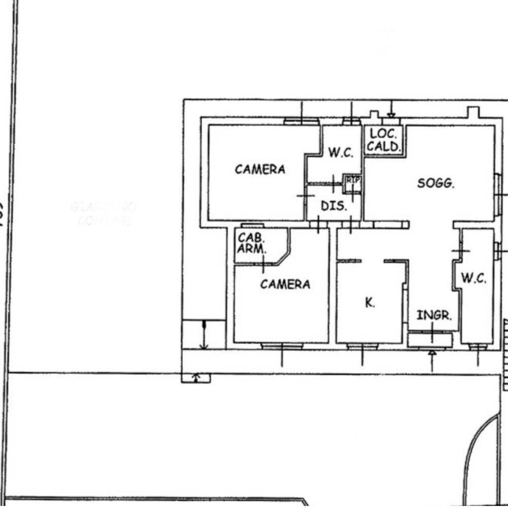 Foto 59 - Casa indipendente VIA VERDI
 
6, Trezzano Rosa - planimetria 1