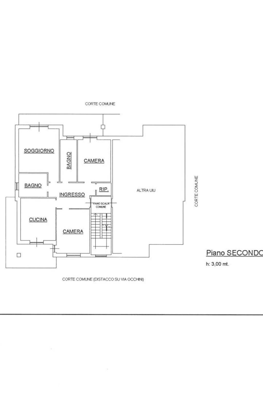 Quadrilocale strada degli Occhini, 10, Carmagnola - planimetria 1