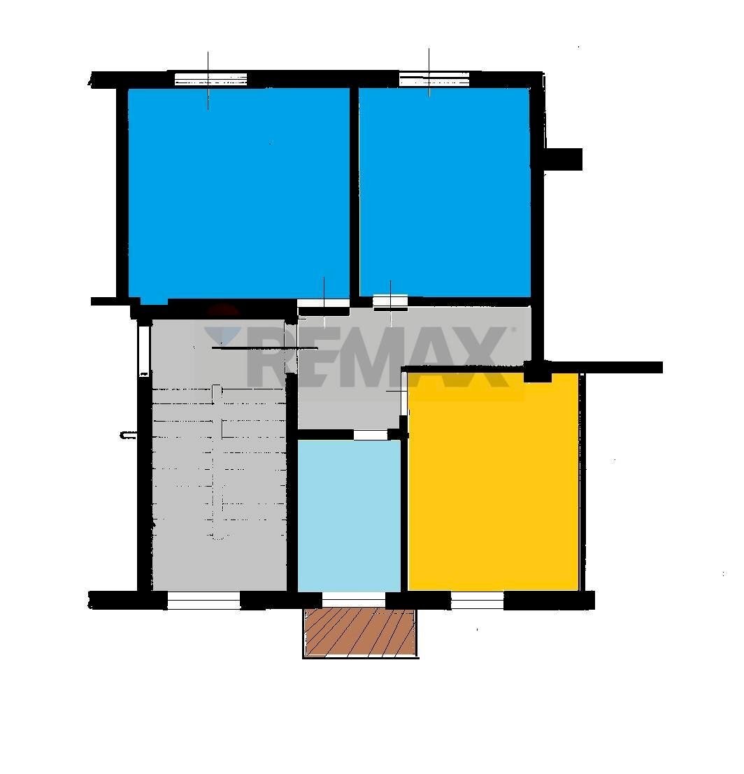 Pianta 2D - Two-room apartment via Prolungamento Carlo De Marco
 
41, Napoli - floor plans 1