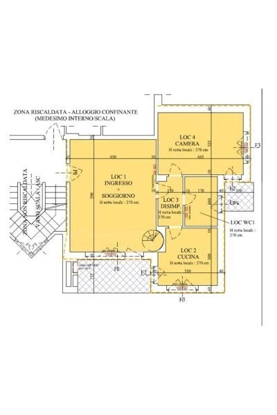 Appartamento via Pavarolo, 9, Torino - planimetria 1