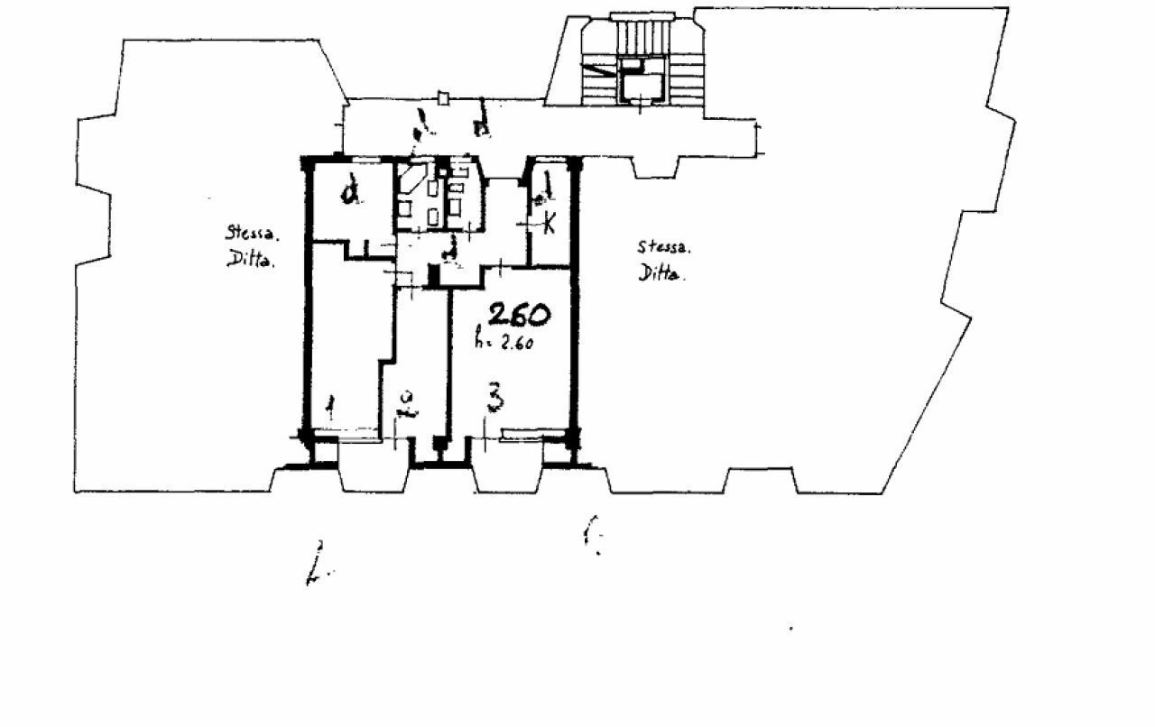 Quadrilocale viale Roma, 81, Bardonecchia - planimetria 1