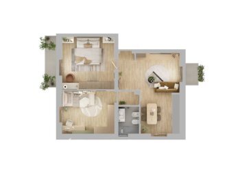 Planimetria - Trilocale via Camillo Vianson, Genova (zona Pegli) - foto 18