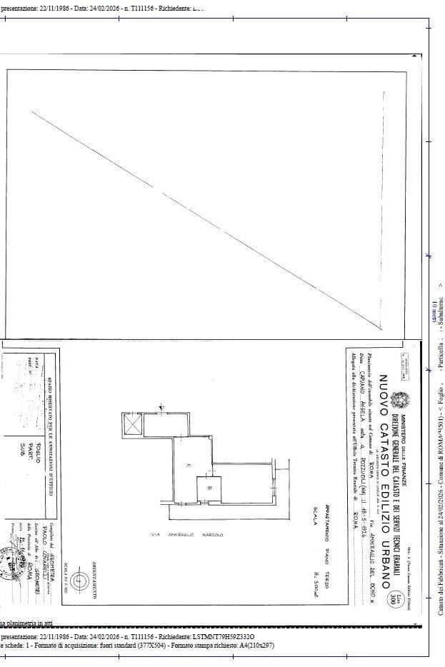 Appartamento viale Ammiraglio del Bono, Roma (zona Lido di Ostia) - planimetria 1