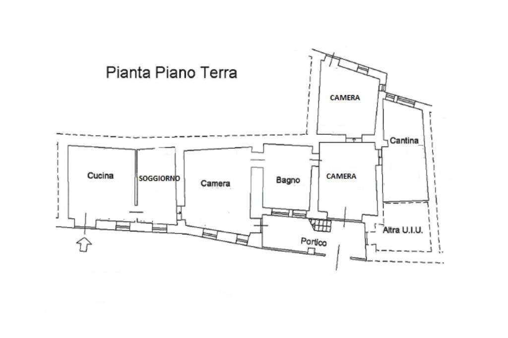 Casa semi indipendente Via Piazzo, Pavone Canavese - planimetria 1