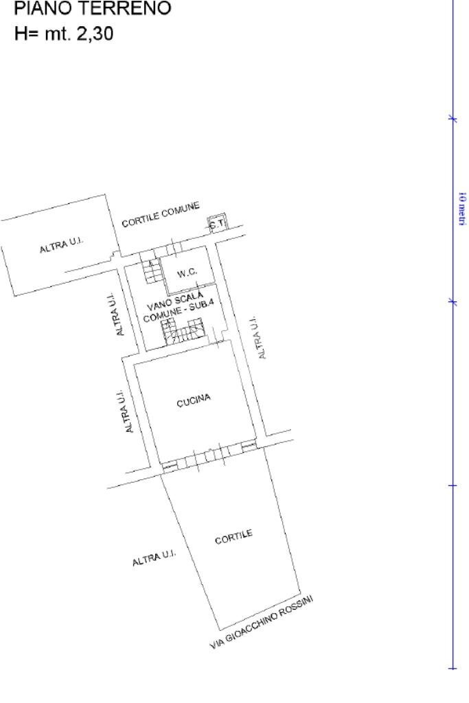 Semi-detached house Via Gioacchino Rossini, Cafasse - floor plans 1