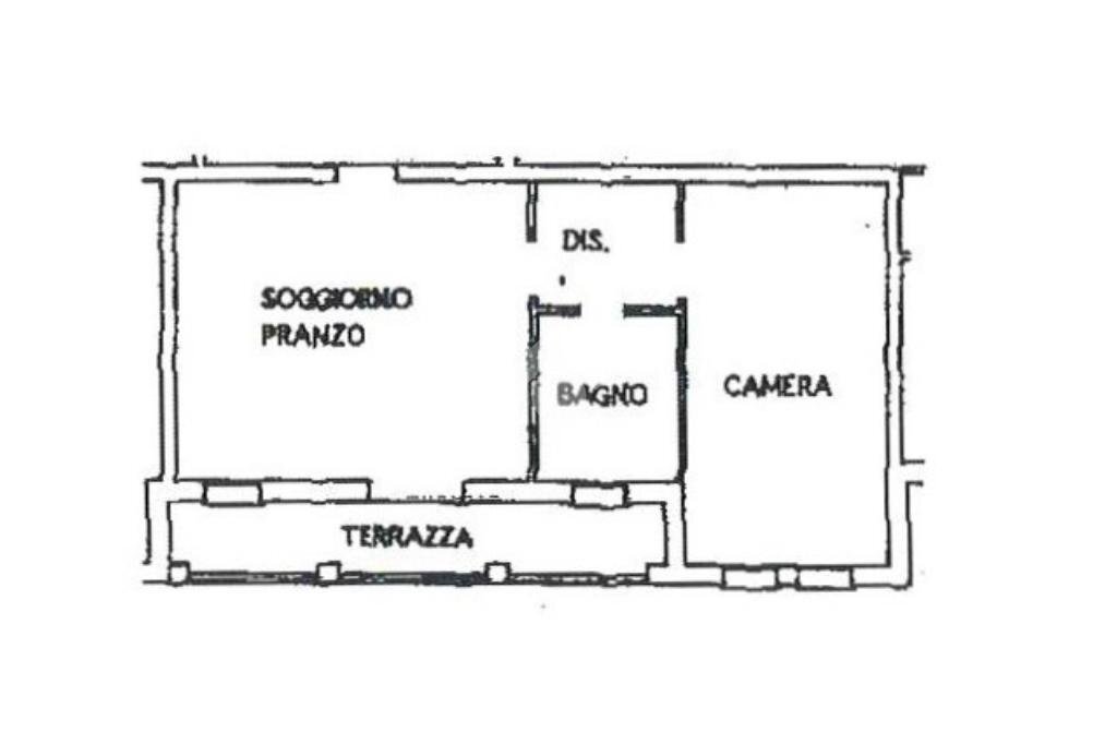 Bilocale Via San Donato, Granarolo dell'Emilia - planimetria 1