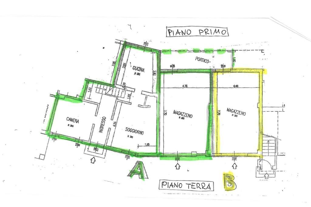 Casa semi indipendente Via Samoggia, San Giovanni in Persiceto - planimetria 1