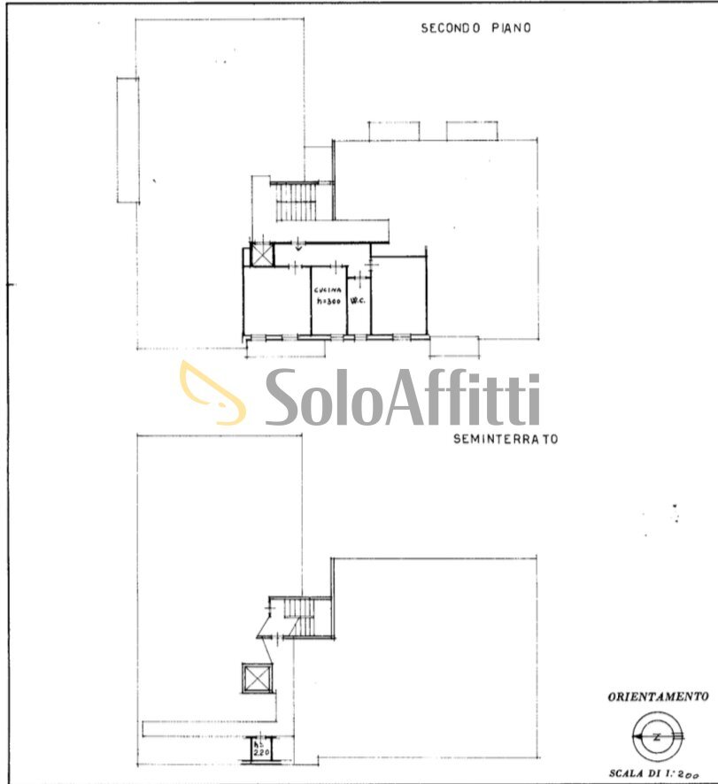 PLANIMETRIA - Two-room apartment Via Vigevano 34, Pavia - floor plans 1
